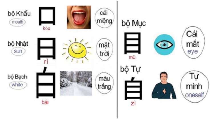 Học chiết tự qua bộ thủ