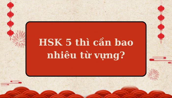 [GIẢI ĐÁP] HSK 5 cần bao nhiêu từ vựng?