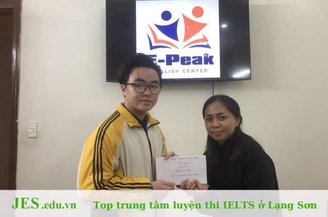 Trung tâm Anh ngữ E-Peak là chỗ học IELTS chất lượng ở Lạng Sơn